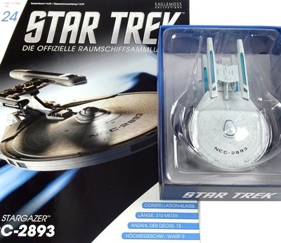 STAR TREK EAGLEMOSS RAUMSCHIFF COLLECTION USS STARGAZER NCC-2893  AUSGABE #24