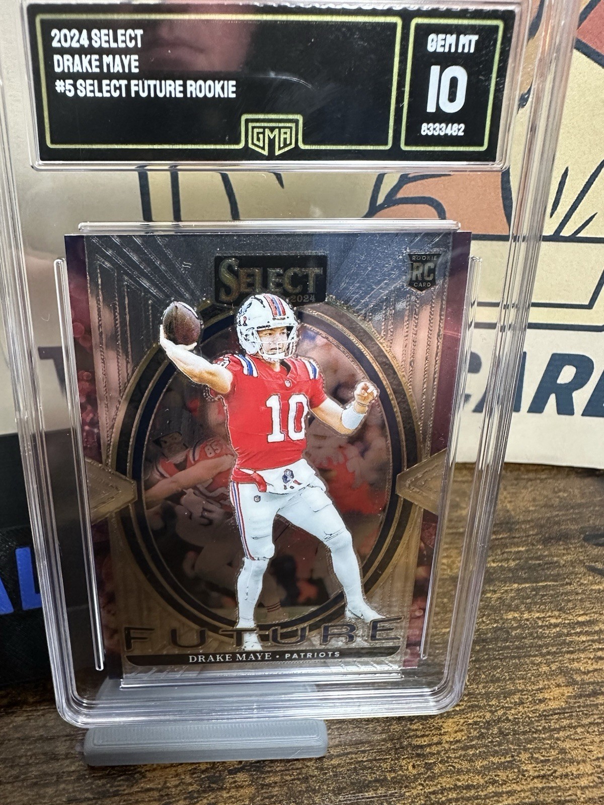 2024 Panini Select - Select Future Drake Maye #5 (RC)