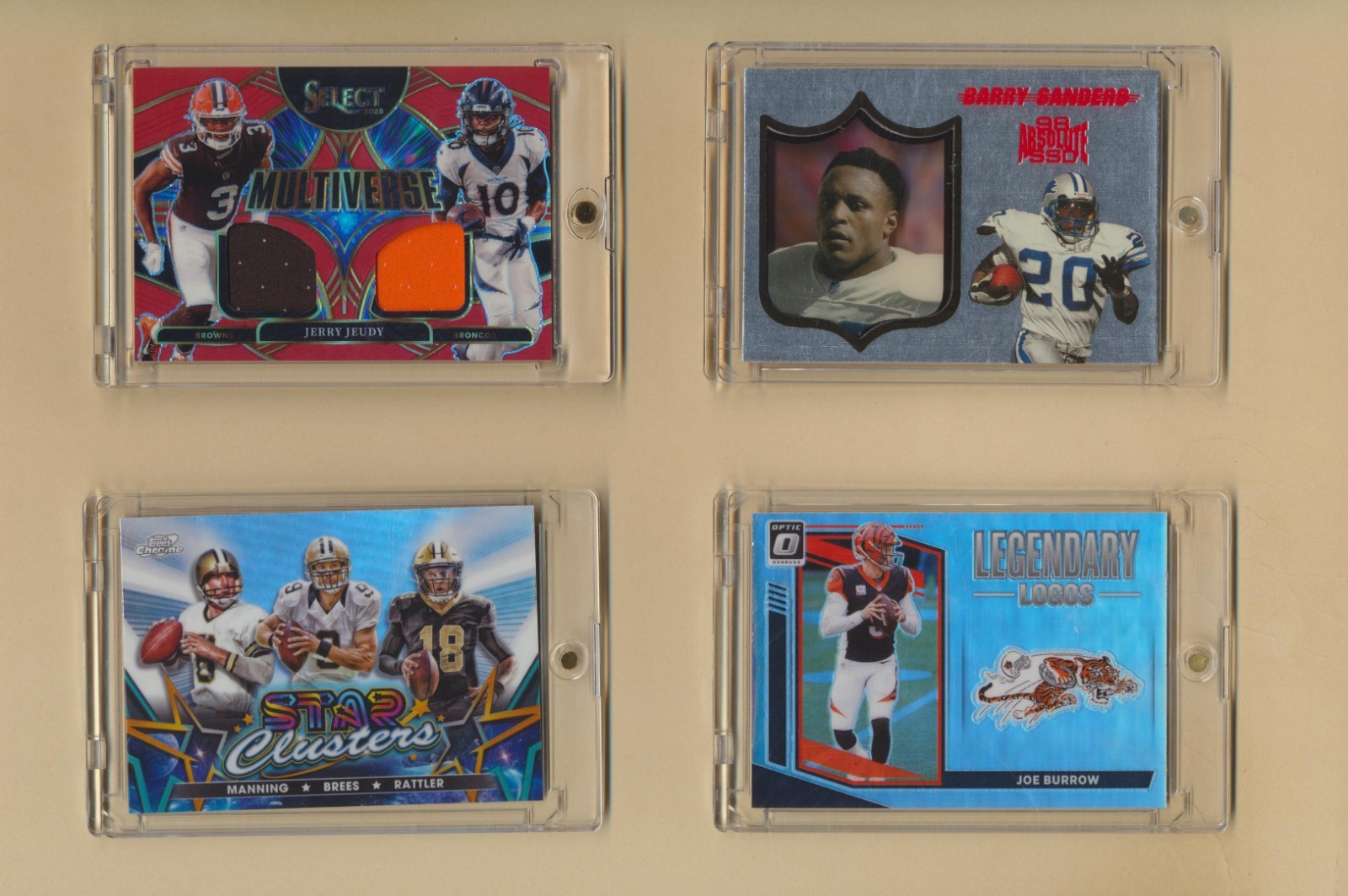 NFL Football Card LOT RC PATCH, AUTO - Serial NUMBERED - ALL in MAGS One Touch ! view 3