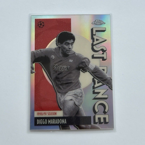 Topps Chrome Last Dance Diego Maradona SSC Napoli 1990/91 LD-10 Insert