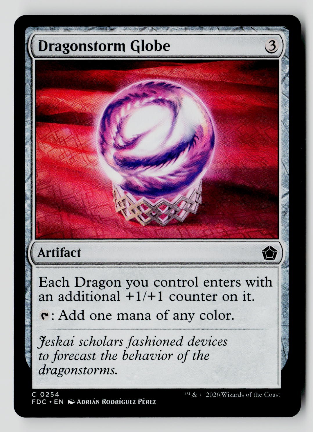 Dragonstorm Globe 254 Common FDC MTG NM