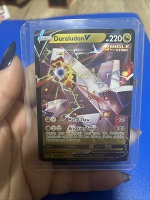 Pokémon Duraludon V Ultra Rare Evolving Skies 122/203 NM Englisch