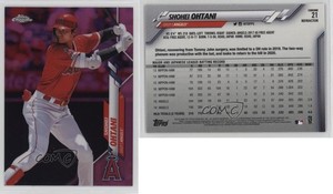 2020 Topps Chrome Pink Refractor Shohei Ohtani #21