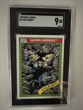 1990 Impel Marvel # 17 Hulk, Super Heroes Hulk (Gray)