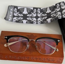 Eyewear Chrome Hearts Sluntradiction Black Solid HQ Materials Size 54-21-148mm