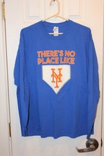 blue New York Mets "There's No Place Like Home" long-sleeve SGA t-shirt - XL