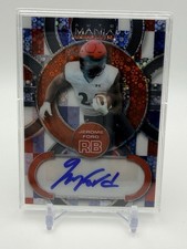 2022 Wild Card Auto Mania American Football -  Jerome Ford #AMA-D50 - Circles /8