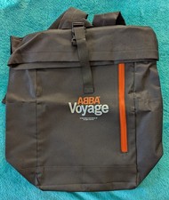 Official ABBA Voyage black roll top backpack with logos. New with tags. 