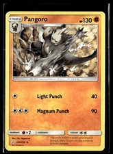 2019 Sun & Moon - Cosmic Eclipse Pangoro Stage 1/Uncommon #120