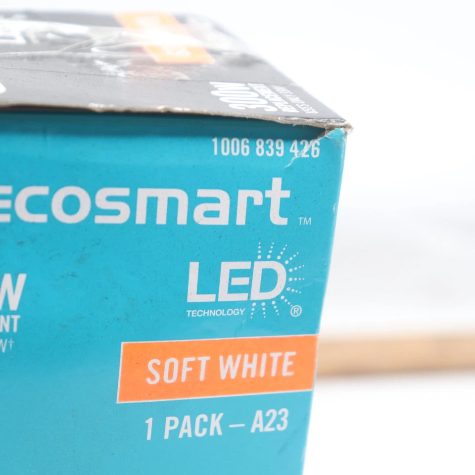 EcoSmart A23 Energy Star Dimmable LED Light Bulb Soft White 300-Watt Equivalent - Image 2 of 4