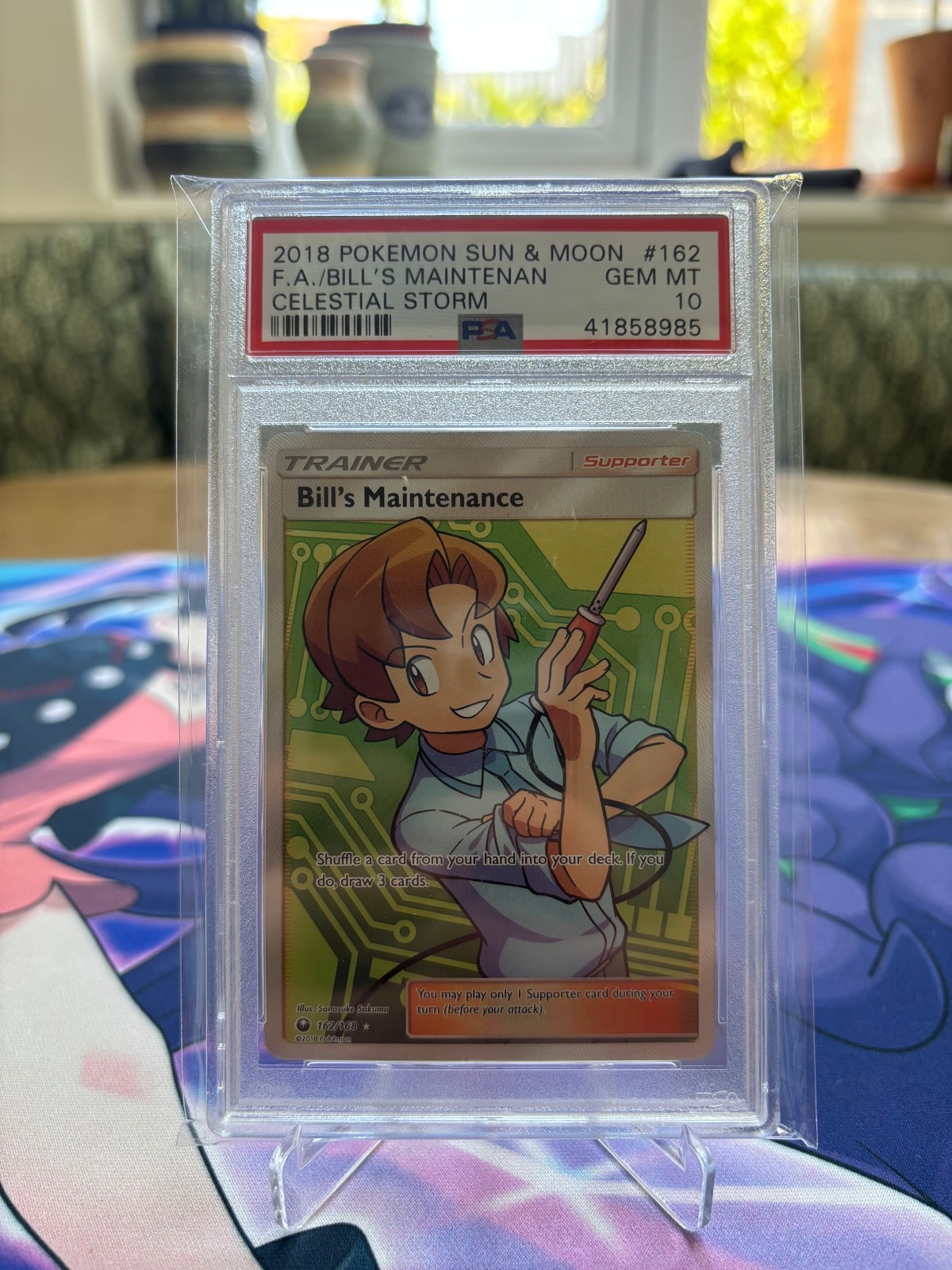 Bill's Maintenance 162/168 - PSA 10 - Pokémon Celestial Storm - Full Art