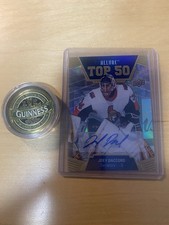 19/20 2019 UD ALLURE JOEY DACCORD T50-12 TOP 50 BLUE AUTOGRAPH AUTO OTT SENATORS