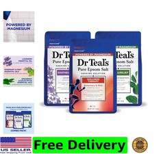 Pure Epsom Salt, Lavender, Eucalyptus  Wellness Trio Bundle, 3 lbs Pack of 3