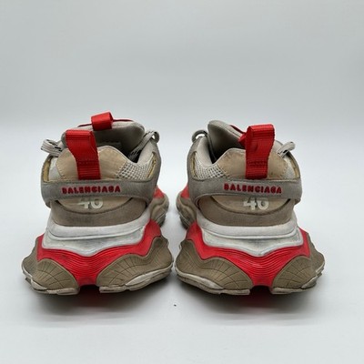 新品未使用 BALENCIAGA cargo スニーカー 40 シルバー/レッド NEW BALENCIAGA CARGO SNEAKER FROM THE SUMMER 24 COLLECTION