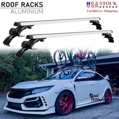 For Honda Civic 10th Gen 2016-2021 Roof Rack Top Cross Bars Cargo Kayak Carriers
