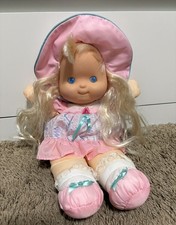 Fisher Price Puffalump Kids Pink Vintage Baby Doll 1992 15  Blonde, Blue Eyes