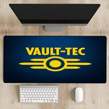 40 90cmVault-Tec Gaming Mouse Pad - Large Extended Desk Mat with Non-Slip Edges,