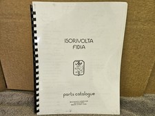 Isorivolta Fidia Parts Catalogue Reproduction Iso Bizzarrini Owners Club Isorivolta Fidia Parts Catalogue Reproduction Iso Bizzarrini Owners Club
