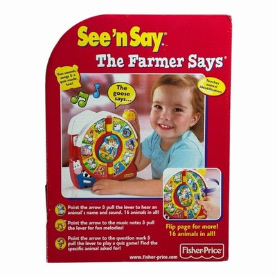 See N' Say The Farmer Says Little People Barnyard Farm Sounds 2003