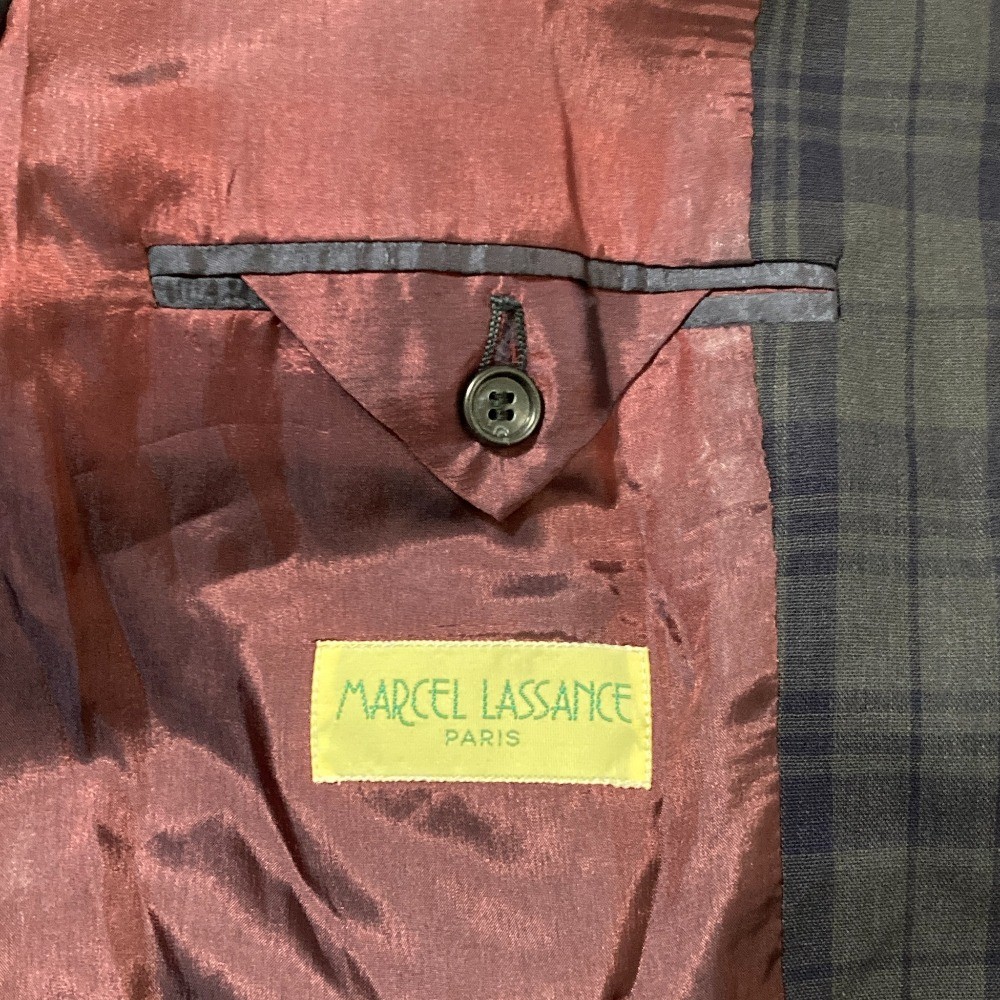 MARCEL LASSANCE Check Pattern Single Breasted Tai… - image 9