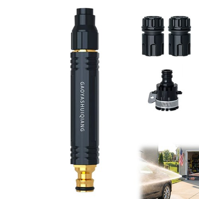#ad Larnto Heavy Duty Adjustable Hose Nozzle High Pressure Leak Proof Metal Sprayer $17.99