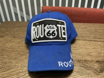 Route 66 Baseball Hat - Blue get your kicks - OSFM