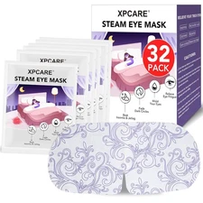 XPCARE 32 Pack Steam Eye Masks for Dry Eyes, SPA Warm 1 Count (Pack of 32) 
