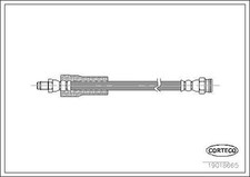 Flexible de frein Peugeot 604