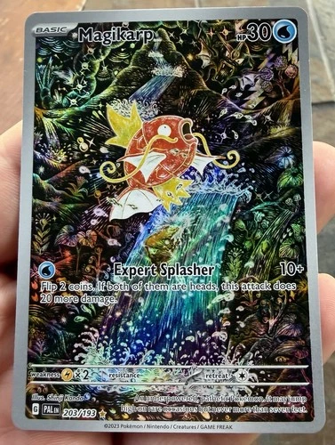 Pokemon Paldea Evolved Magikarp Illustration Rare Full Art 203/193 NM