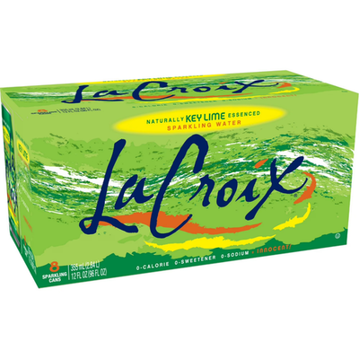 #ad #ad LaCroix sparkling water Lime 12 fl oz pack of 8 ....... $4.85