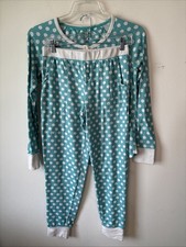 Cuddl Duds Fleece Polka Dot Pajama Set Blue Fleece Lounge Long Sleeve S Women