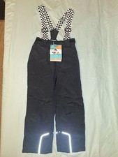 Hotian Black Bib Snow Pants Waterproof Size Kid 6 / NWT