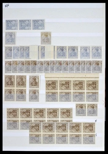 GERMANY REICH MNH w/ Blocks of 4 HIGH Cat. Value EUR 16k Stamp Collection