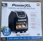 PowerXL Vortex Air Fryer Pro Plus 10 Quart Capacity 1700 Watts Open Box