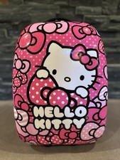 Hello Kitty Wheeled Suitcase 12x16x8 Rolling Luggage Travel Bag Carry On