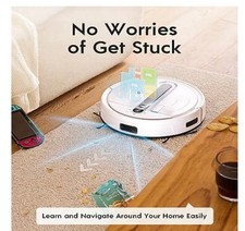 Yeedi Cube Robot Vacuum and Mop Floor Cleaning Robot with AIO Station YDAX11 NEW 6