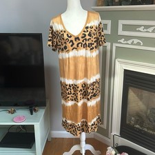 Animal print dress
