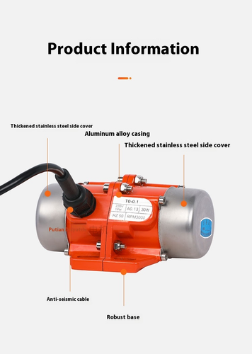 Vibrating Motor Pure Copper Motor Vibrating Hollow Mixer Small Vibration Motor - Picture 24 of 27