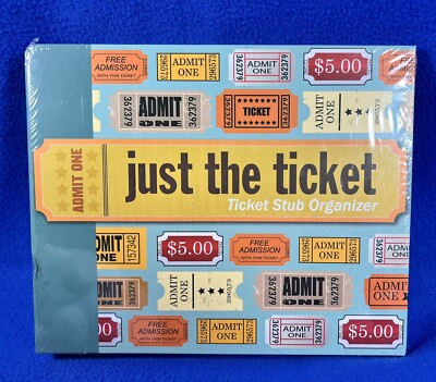 Just The Ticket: Ticket Stub Organizer Ring-bound Peter Pauper Press Ticket Roll