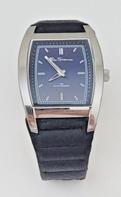 BEN SHERMAN Men's Analogue Quartz Watch Blue Dial Water Resistant