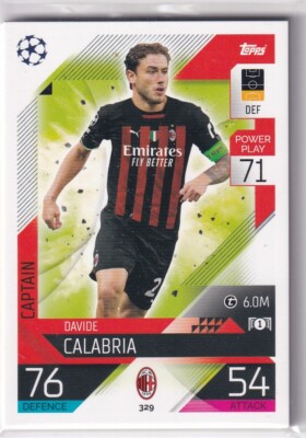 Topps Match Attax Champions League 22/23 Nr. 329 Davide Calabria Captain