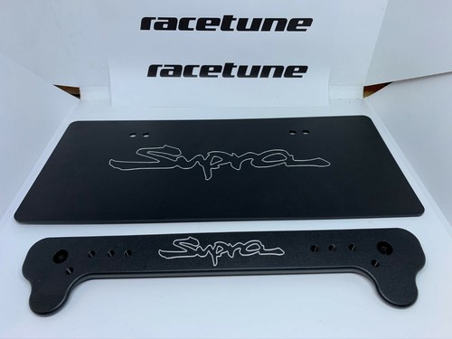 Racetune Billet FRONT & REAR Number Plate Bracket JDM US for Supra JZA80 MKIV 2J - Picture 1 of 12