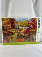Autumn Garden Eurographics Jigsaw Puzzle 1000 Pieces Complete