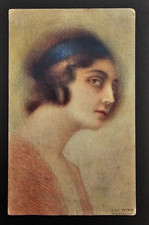 Cartolina Viaggiata Illustratore Restellini Anno 1918 Fp Colori