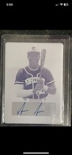 1/1 TERMARR JOHNSON  2021 Leaf Perfect Game Printing Plate Magenta Auto PIT 1/1!