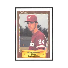 1990 ProCards David Holdridge Reading Phillies #1216