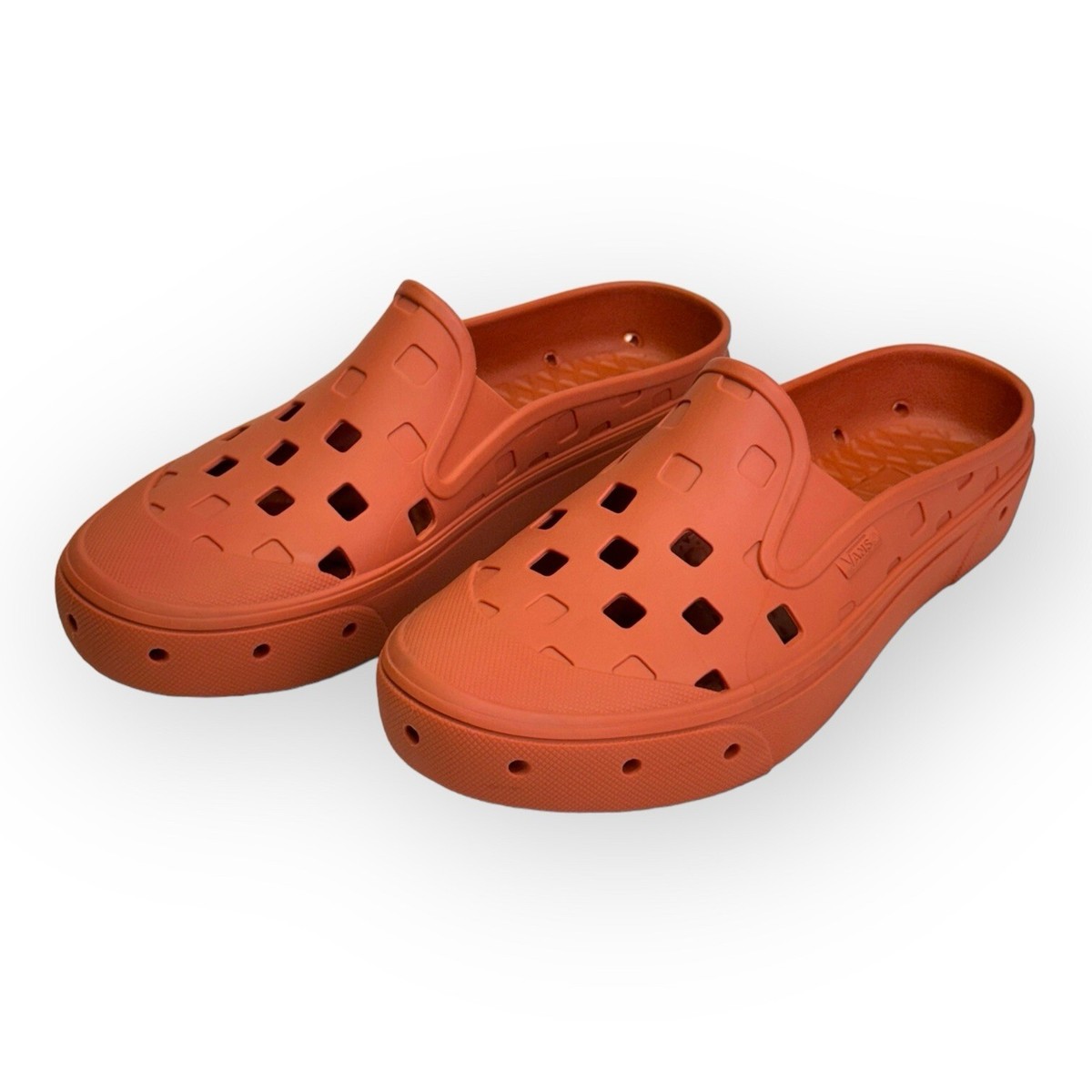 New Vans Slip-On Mule TRK Burnt Ochre Brown Sneakers Water 