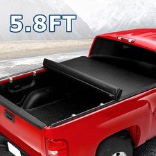 Roll Up 5.8 FT Bed Tonneau Cover For 2007-202...