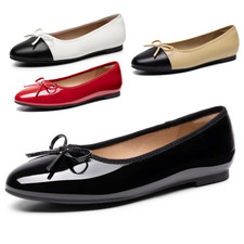 Women Ballerina Ballet Flats Classic Round Toe Comfortable Slip On Flat Shoes