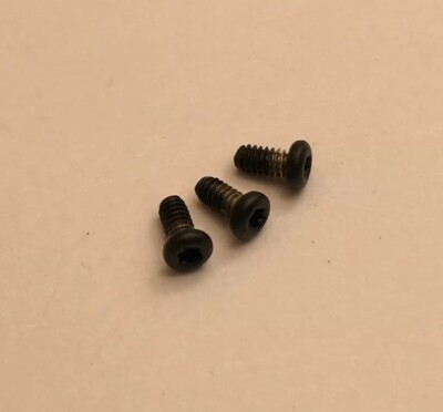 Black Replacement Pocket Clip T6 Torx Screws For Benchmade CLA 4300 (Set Of 3)